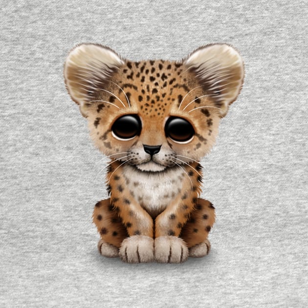 Cute Baby Leopard Cub by jeffbartels